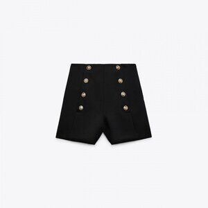Zara Black Sailor Shorts